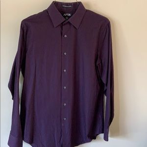 Men’s cotton twill dress shirt sz M VG condition